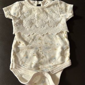 3-6 month - baby girl - 2 onesies